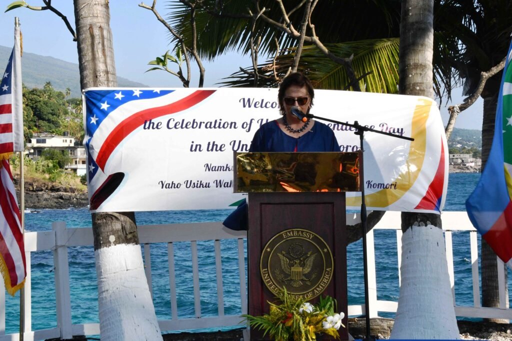 Indépendance des Etats-Unis : Claire Pierangelo célèbre une coopération élargie Etats-Unis-Comores