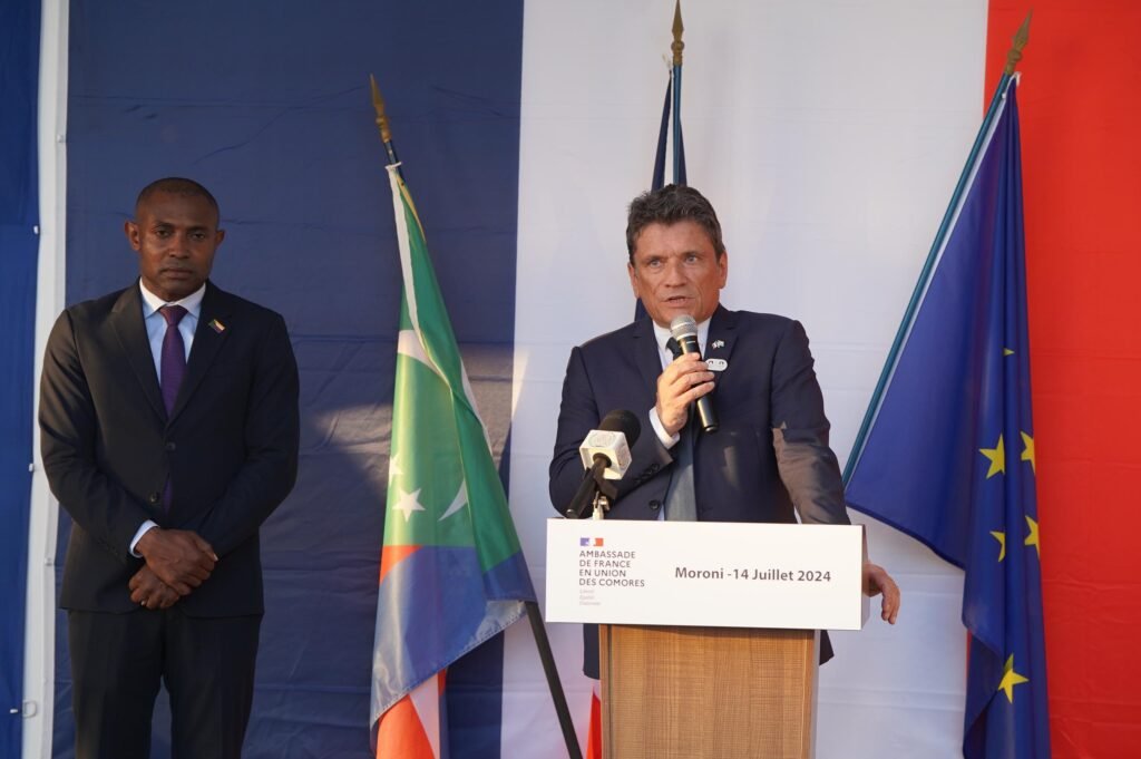 Fête nationale de la France : Sylvain Riquier affiche sa disponibilité à renforcer un partenariat solide avec les Comores