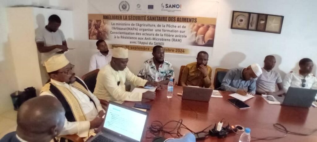 Sécurité alimentaire aux Comores : Les acteurs de la filière avicole formés sur l’usage des antimicrobiens